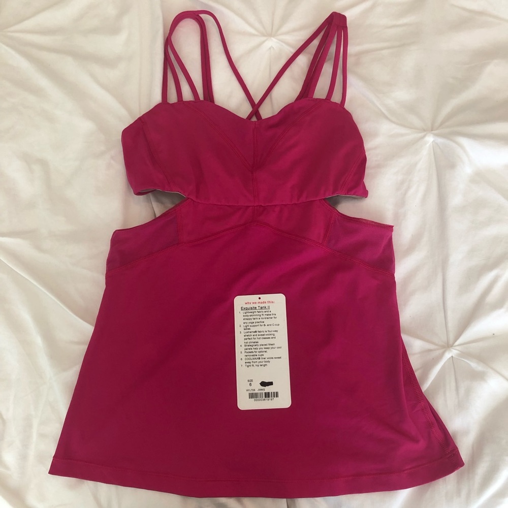 Lululemon Exquisite Tank II, mint condition